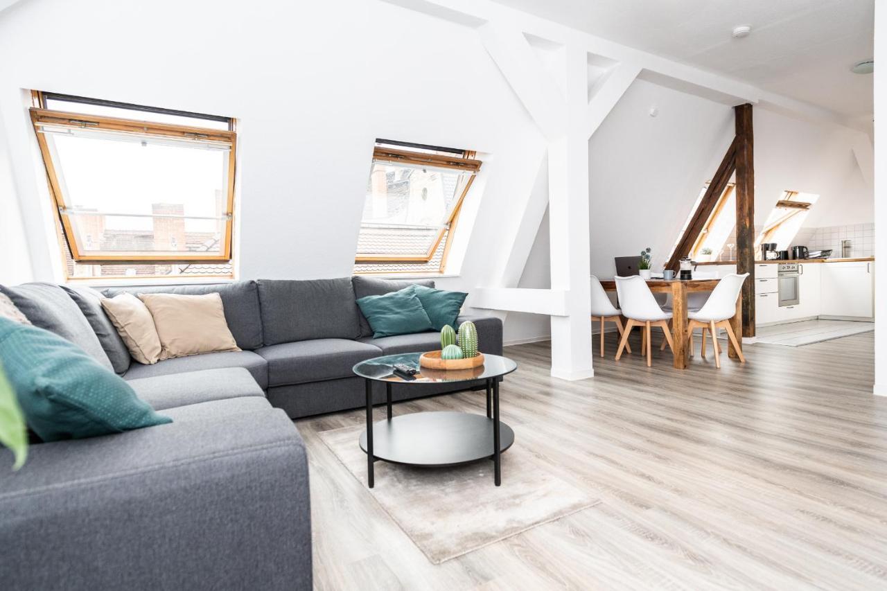 Ko-Living - Haendel Suite - Altstadt Mit Kueche, Smart Tv & Dachterrasse Halle  外观 照片