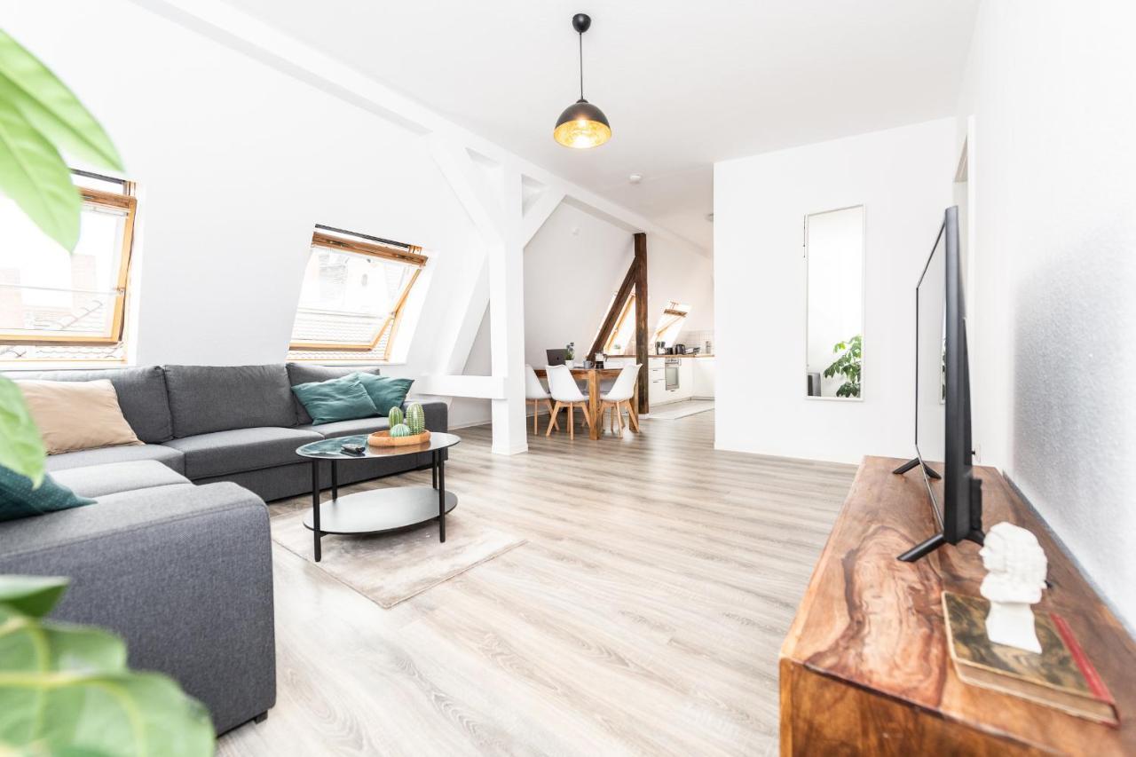 Ko-Living - Haendel Suite - Altstadt Mit Kueche, Smart Tv & Dachterrasse Halle  外观 照片