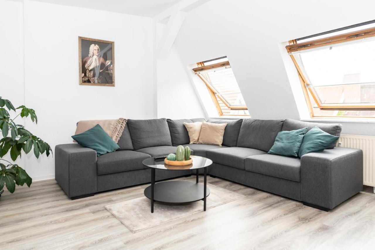 Ko-Living - Haendel Suite - Altstadt Mit Kueche, Smart Tv & Dachterrasse Halle  外观 照片